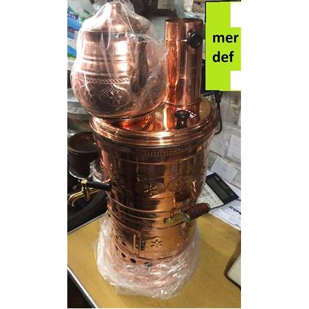 Bakır el dövmesi semaver